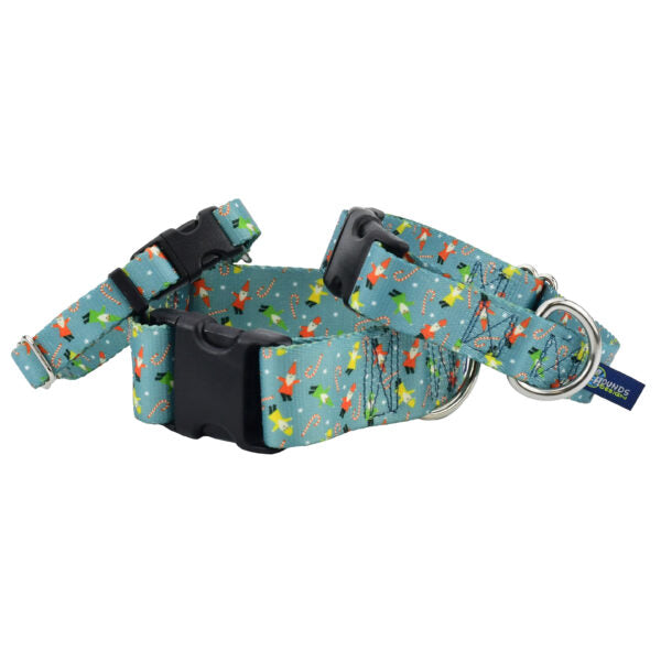 Jolly Gnomes Buckle Martingale Dog Collar – EarthStyle by 2 Hounds Design