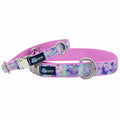 Hydrangea Velvet Essential Martingale Dog Collar by 2 Hounds Design
