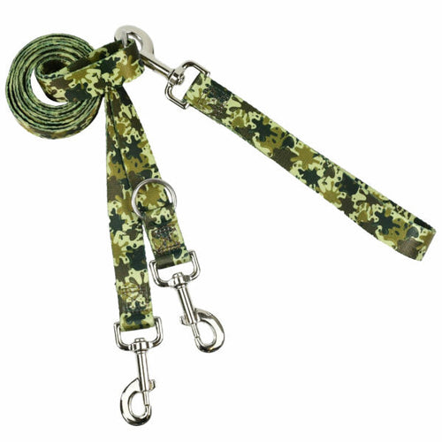 Archie Loves Mud Double Connection Leash – EarthStyle by 2 Hounds Design