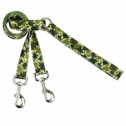 Archie Loves Mud Double Connection Leash – EarthStyle by 2 Hounds Design