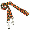 Jack O Lantern Double Connection Leash – EarthStyle by 2 Hounds Design