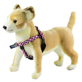 XXSmall Pink & Black Polkadots Freedom No-Pull Harness 13"-16" Chest by 2 Hounds Design