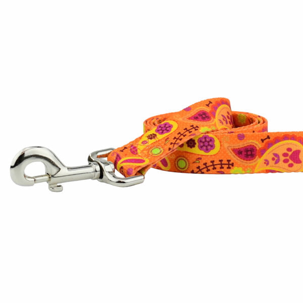 Orange Paisley Dog Leash – EarthStyle by 2 Hounds Design