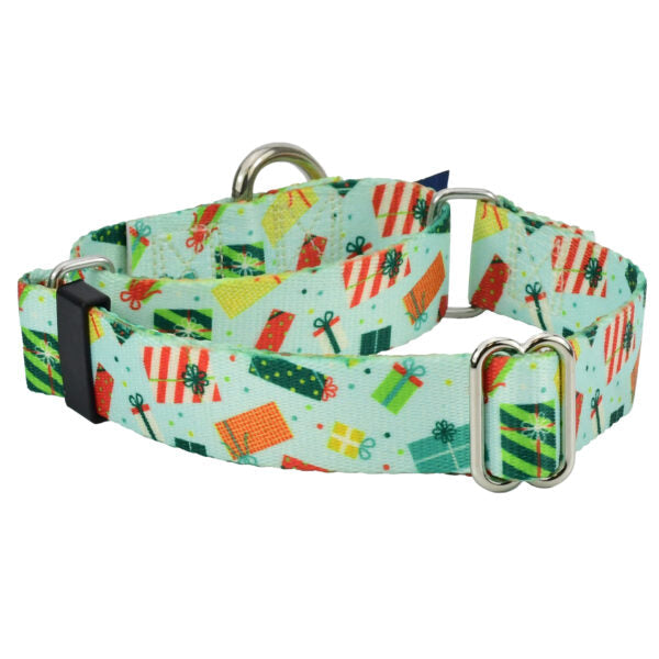 Presents Galore Martingale Dog Collar – EarthStyle by 2 Hounds Design