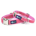 Rose Pink Velvet Essential Dog Collar by 2 Hounds Design