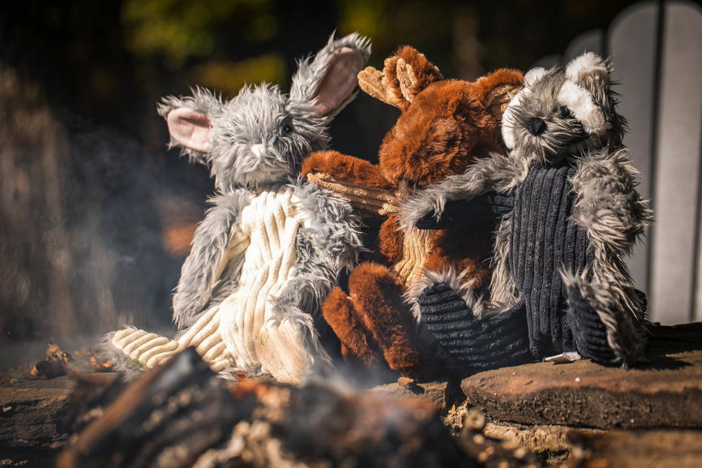 Birch Bunny X-Brace™ Plush Dog Toy by HuggleHounds