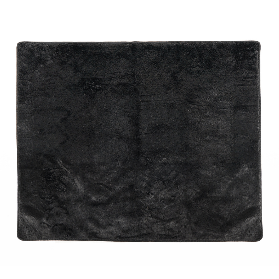 PupProtector™ Summer Short Fur Waterproof Throw Blanket - Midnight Black by Paw.com