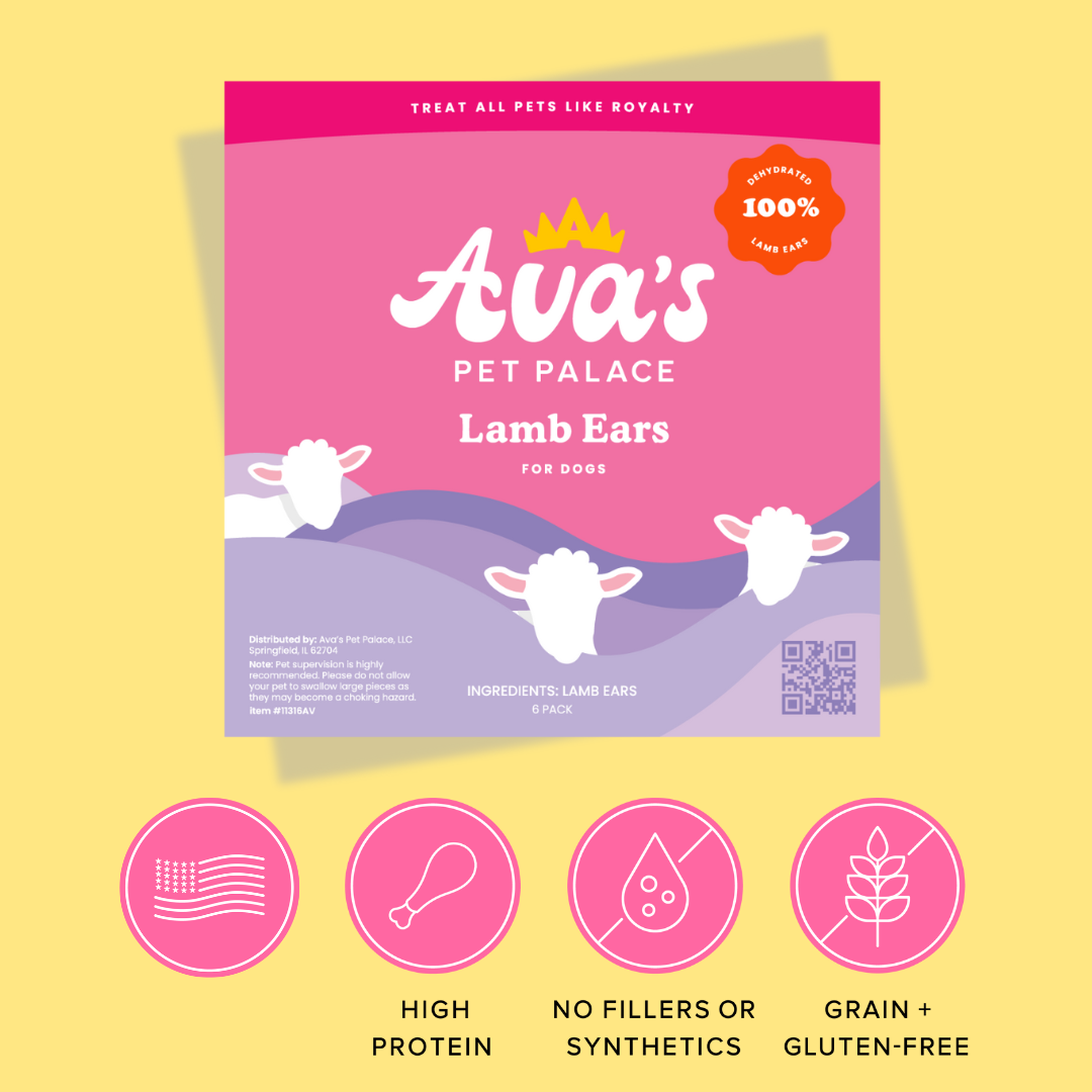 Natural Dog Chews - Lamb Ears by Ava's Pet Palace