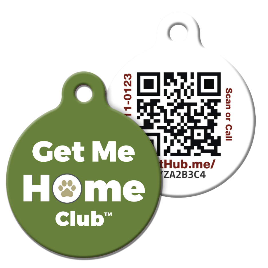 PetHub QR Pet ID Tag – Get Me Home Club by PetHub