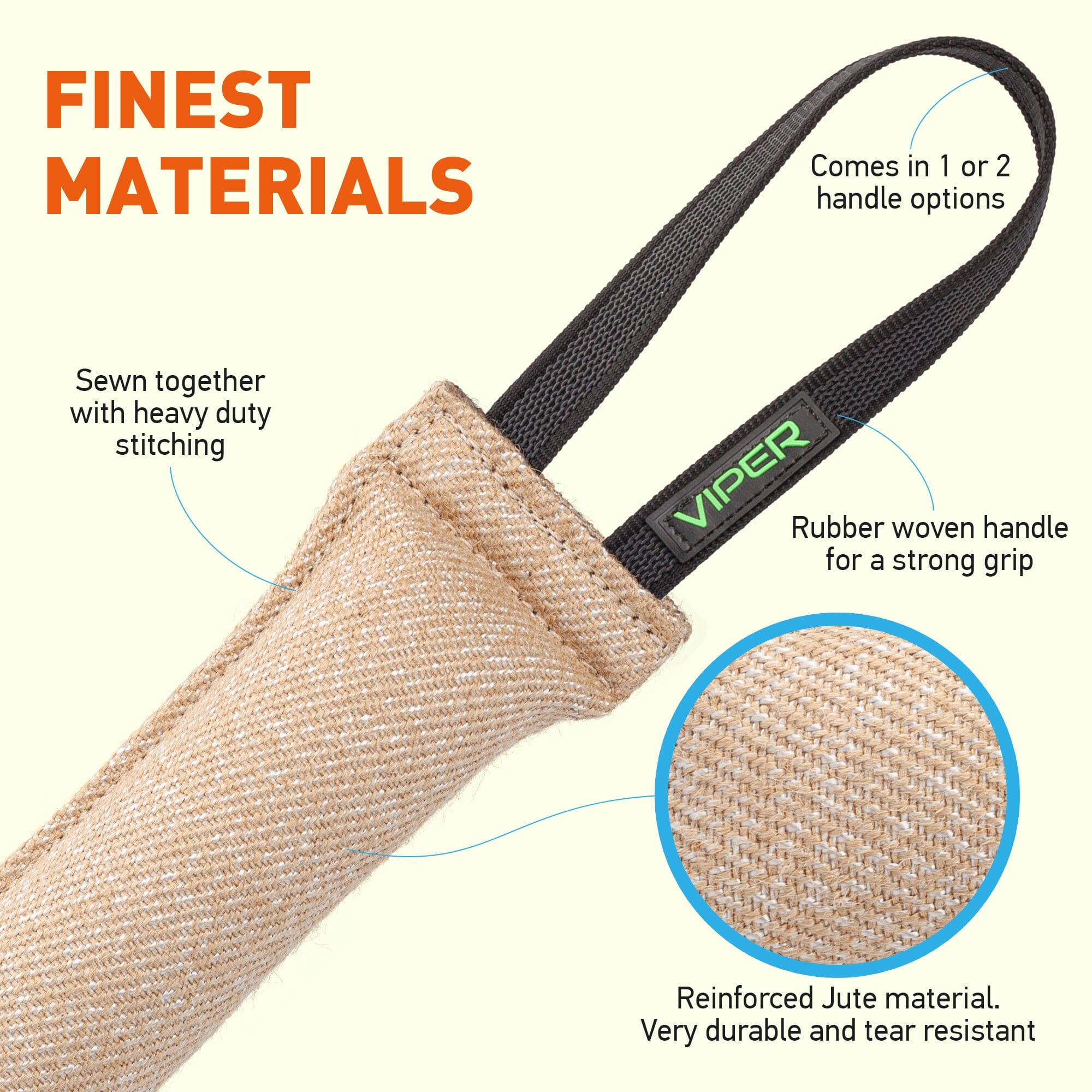 Viper Jute Tug by Dogline