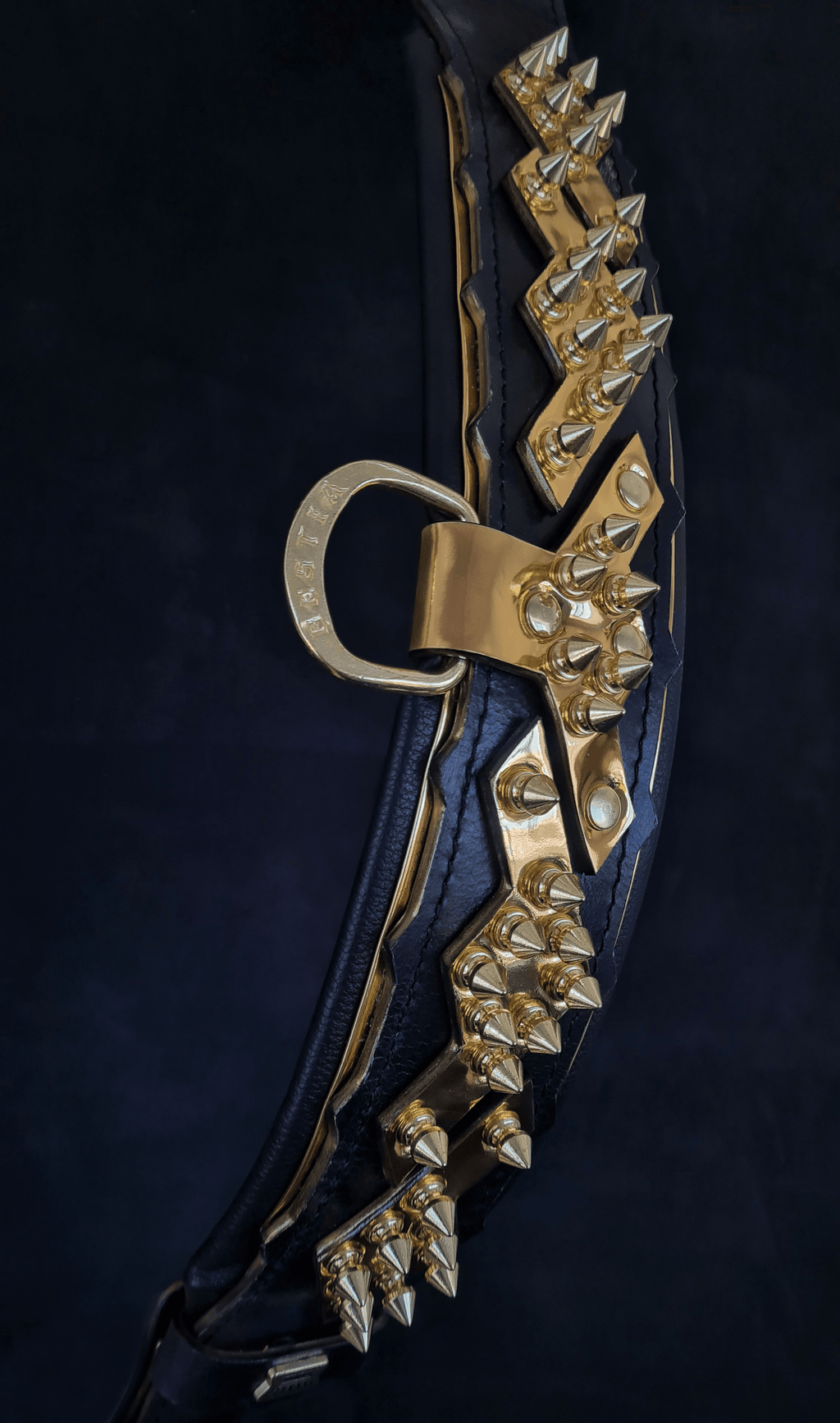 The ''Midas'' Collar Gold by Bestia Dog Gear