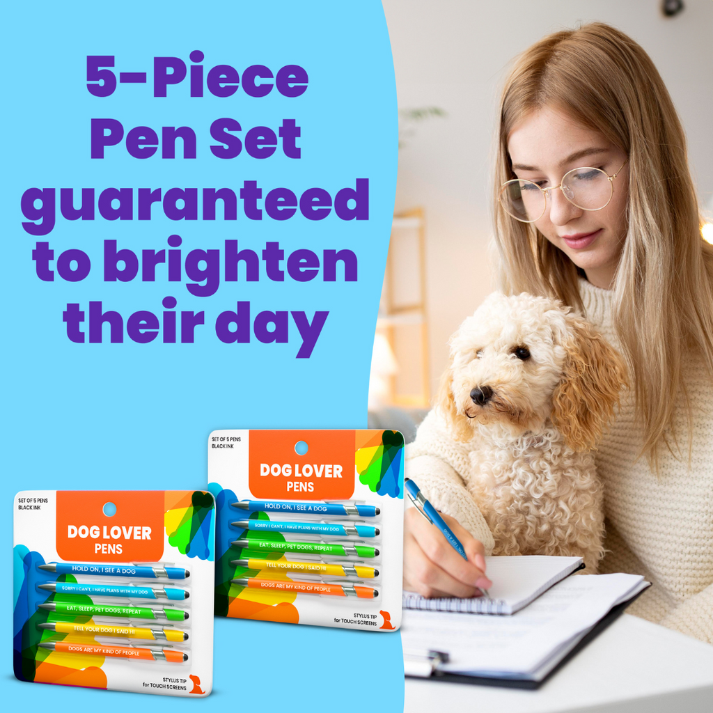 Dog-Themed Stylus Pen Set: 2 pcs. Dog Lover by Rubyloo