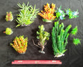 Premium Artificial Aquarium Plant Package for Fish Tank, Small Garden by Northeast Aquariums LLC