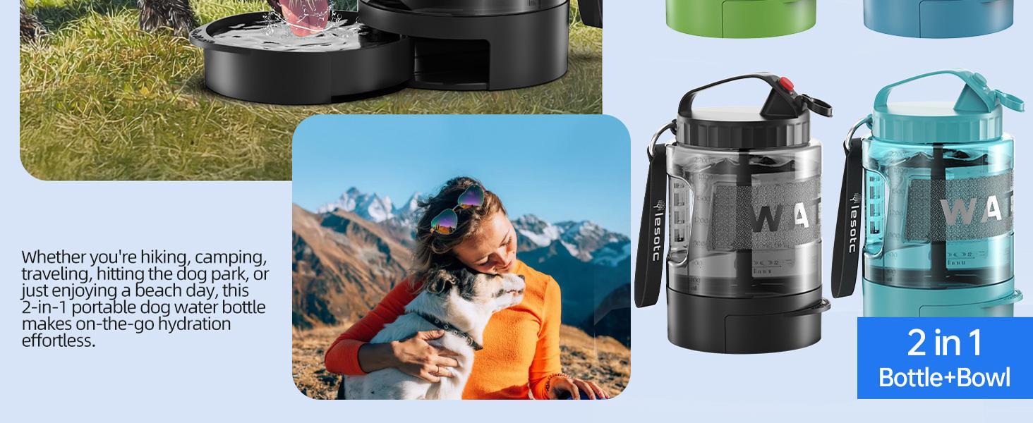 Portable Pull-out Water Bowl For Dogs, Large Capacity by VetsPetStore