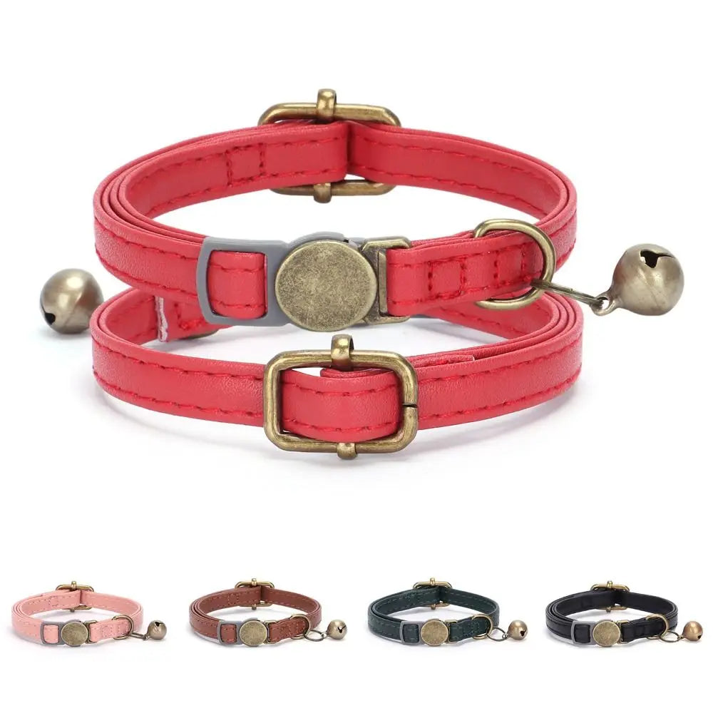 Anti-lost Pet Collars Leather