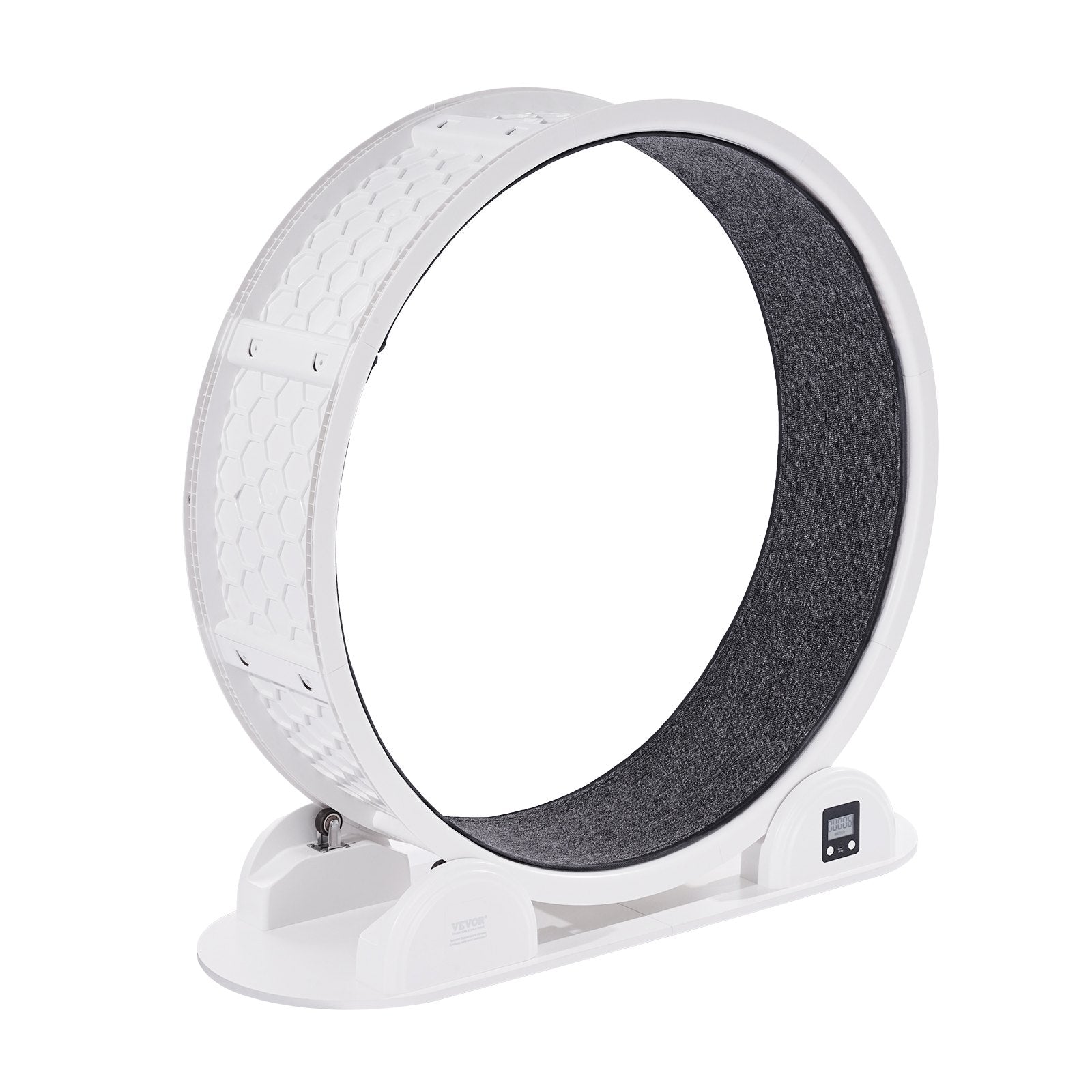 Cat Exercise Wheel With Pedometer 40.8 Cat Treadmill For Pet Health White by VetsPetStore