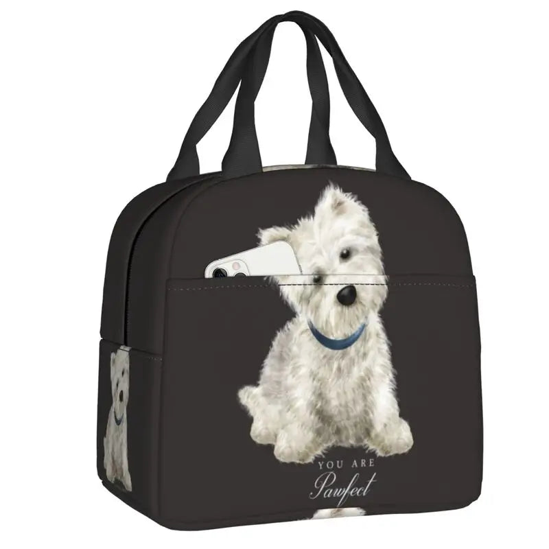 West Highland White Terrier Dog Thermal Insulated Lunch Bag by Love My Pet