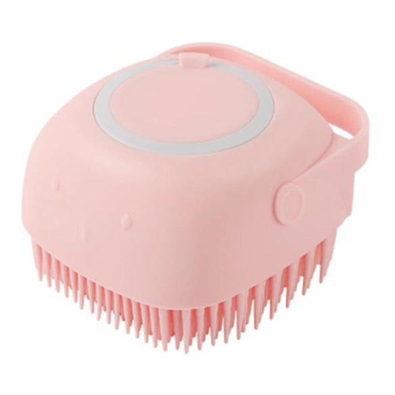 Silicone Dog Bath Massage Grooming Brush by Amazing Pet Bargains