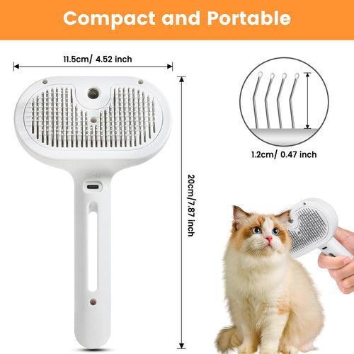 3 In 1 Cat Steam Brush by Amazing Pet Bargains