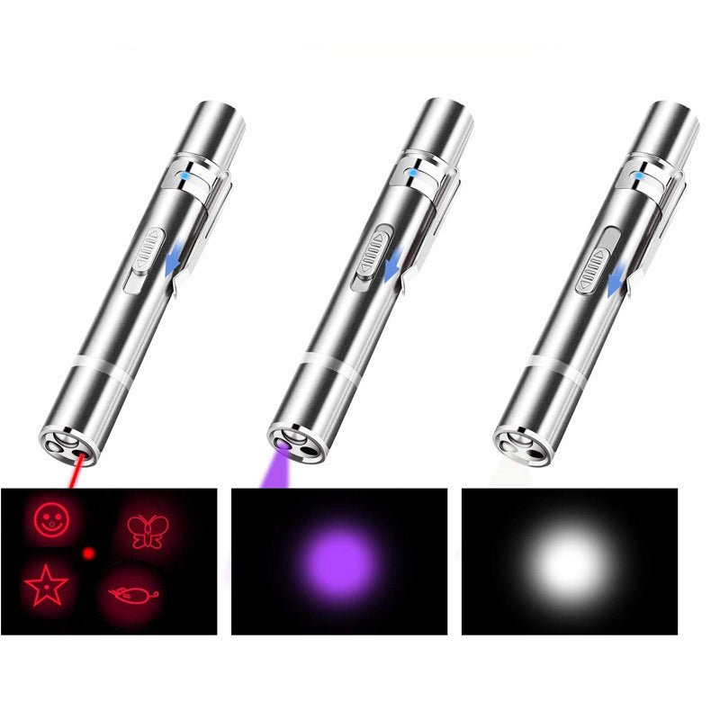 Laser Pointer Cat Toy, Red Dot LED Light Pointer Interactive Toy by VetsPetStore