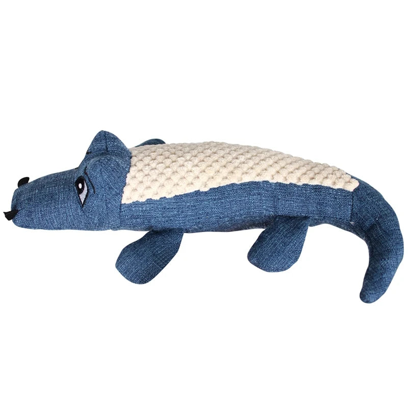 Pet Chew Toys Plush Crocodile Shape by Love My Pet