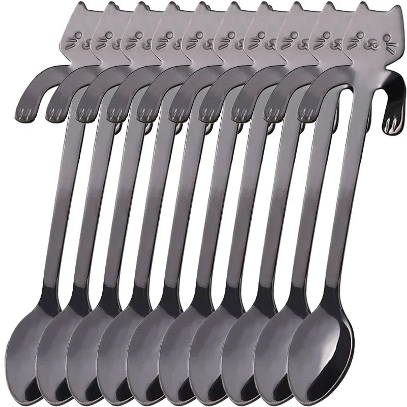 Stainless Steel Cat Coffee Spoon by Love My Pet
