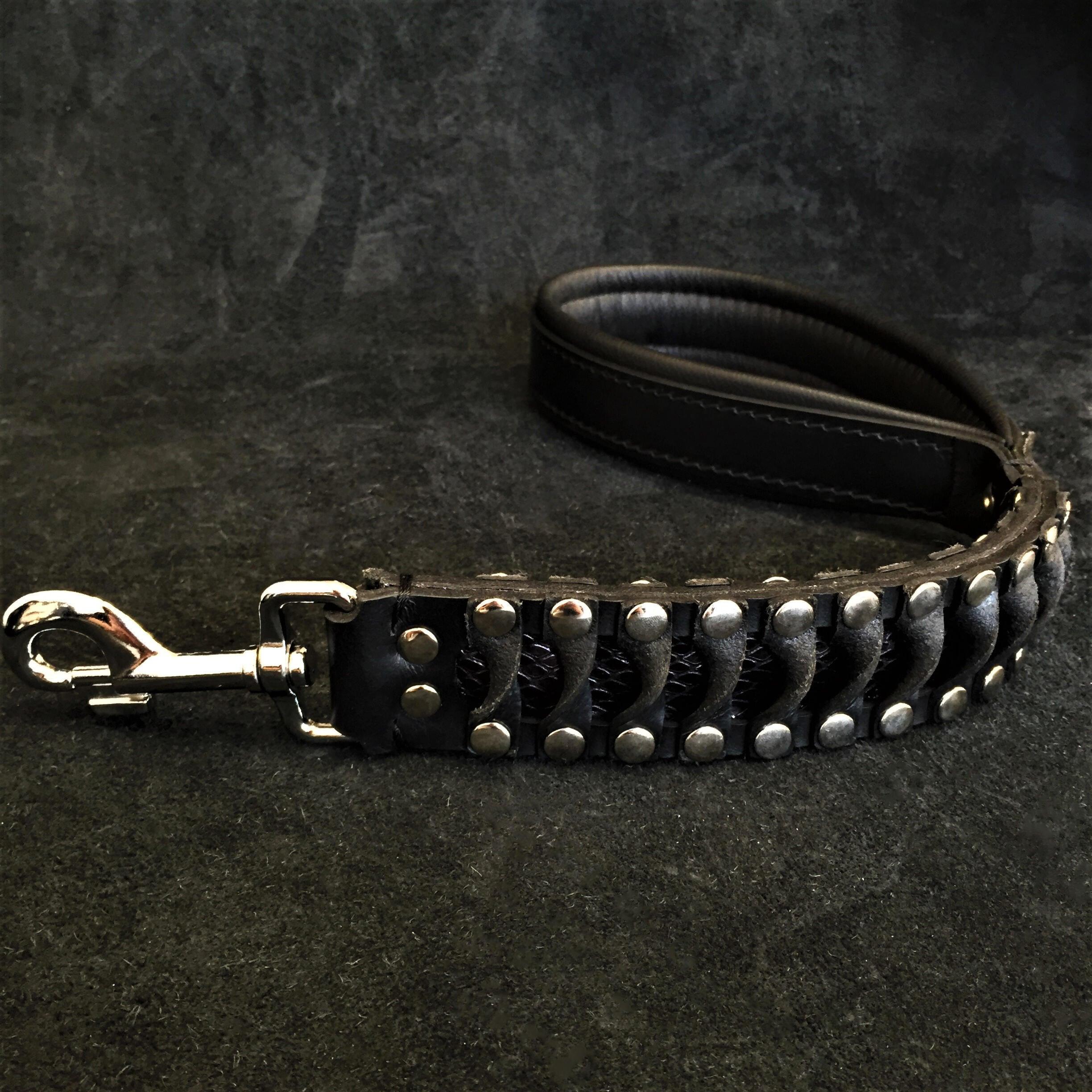 The "Steampunk" leash by Bestia Dog Gear
