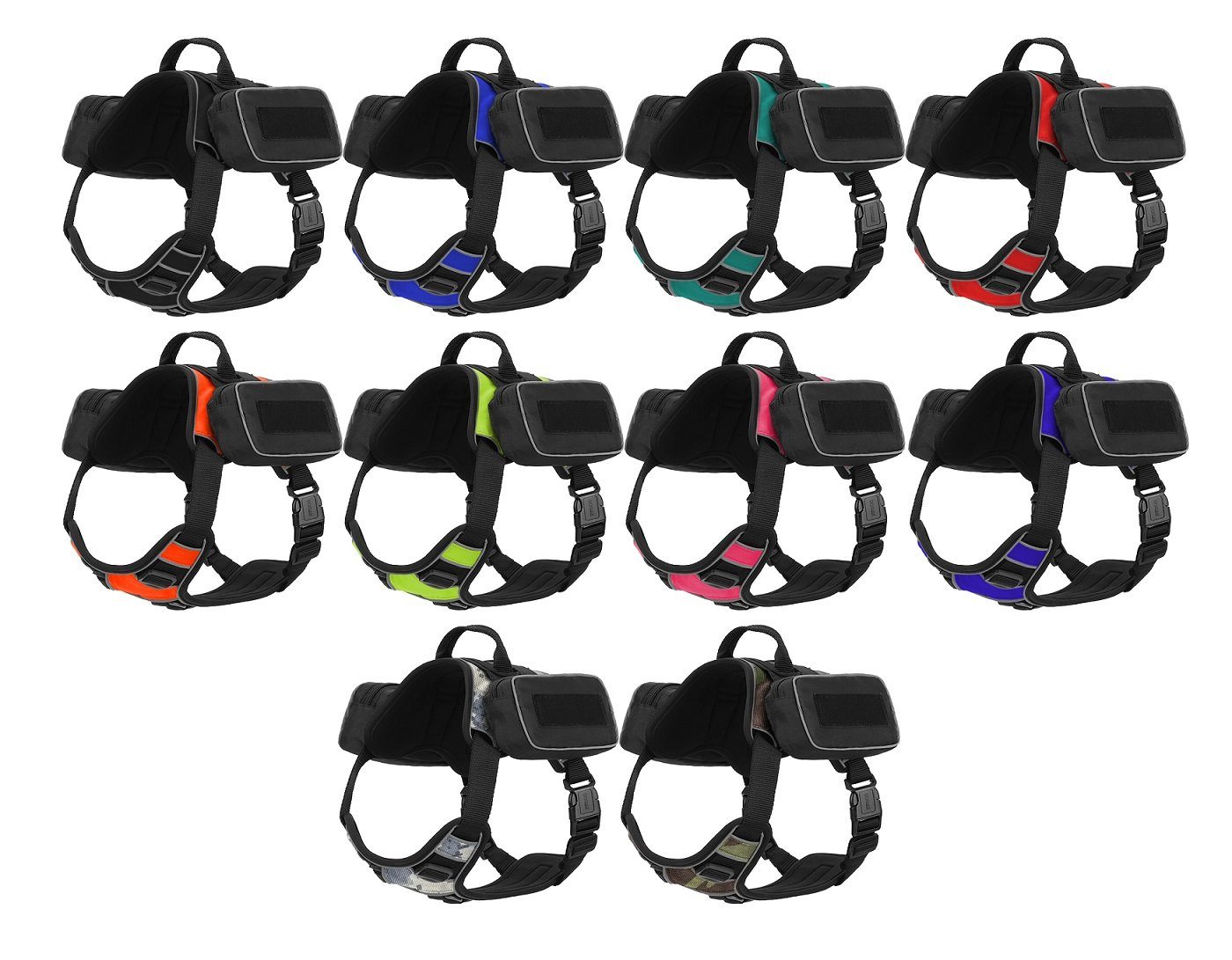 Quest Removable Utility Saddlebags + Built-In Waste Bag Dispenser by Dogline