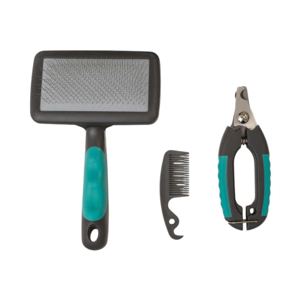 Country Living All-in-One 3-Piece Dog Grooming Kit for a Healthy and Well-Groomed Pet by American Pet Supplies