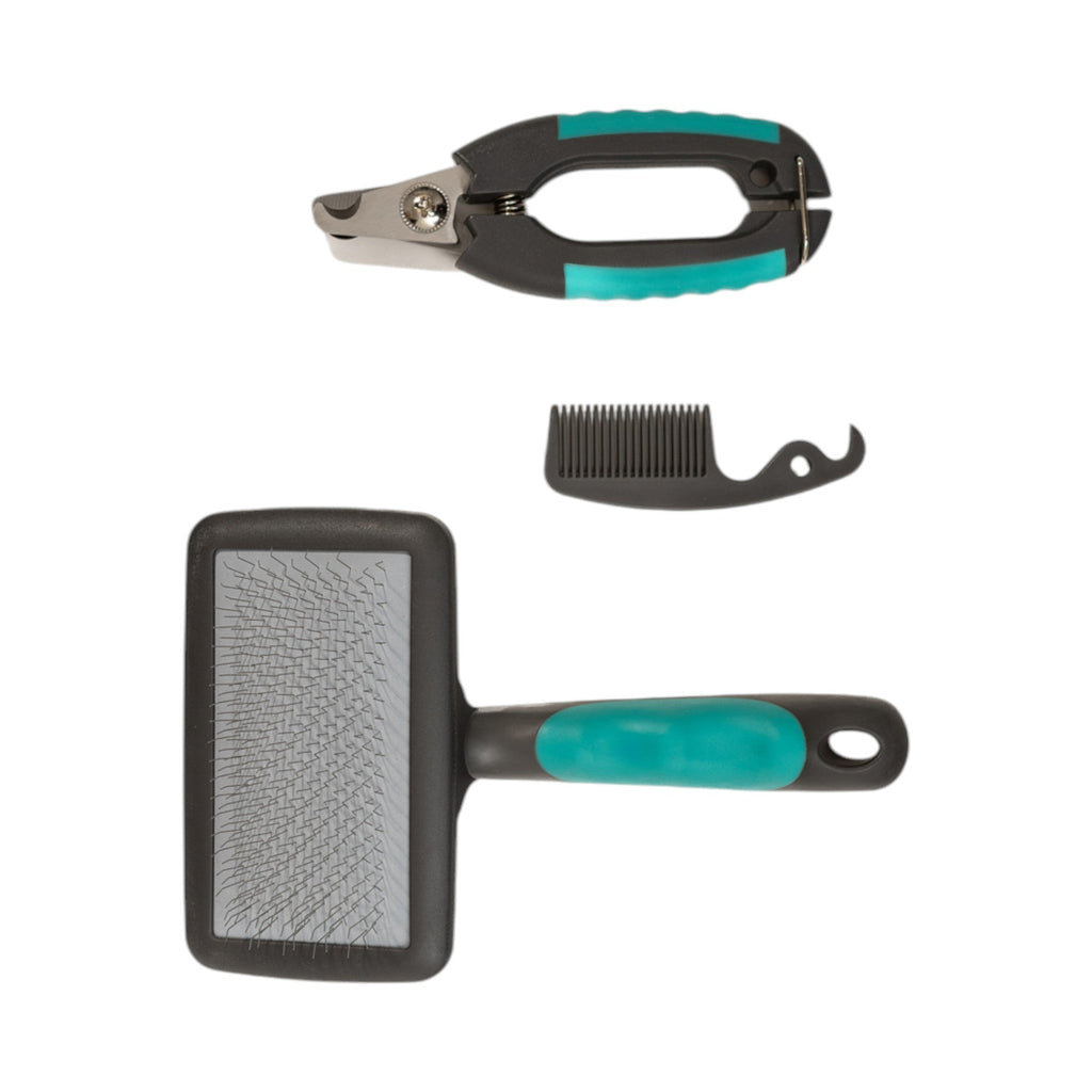 Country Living All-in-One 3-Piece Dog Grooming Kit for a Healthy and Well-Groomed Pet by American Pet Supplies