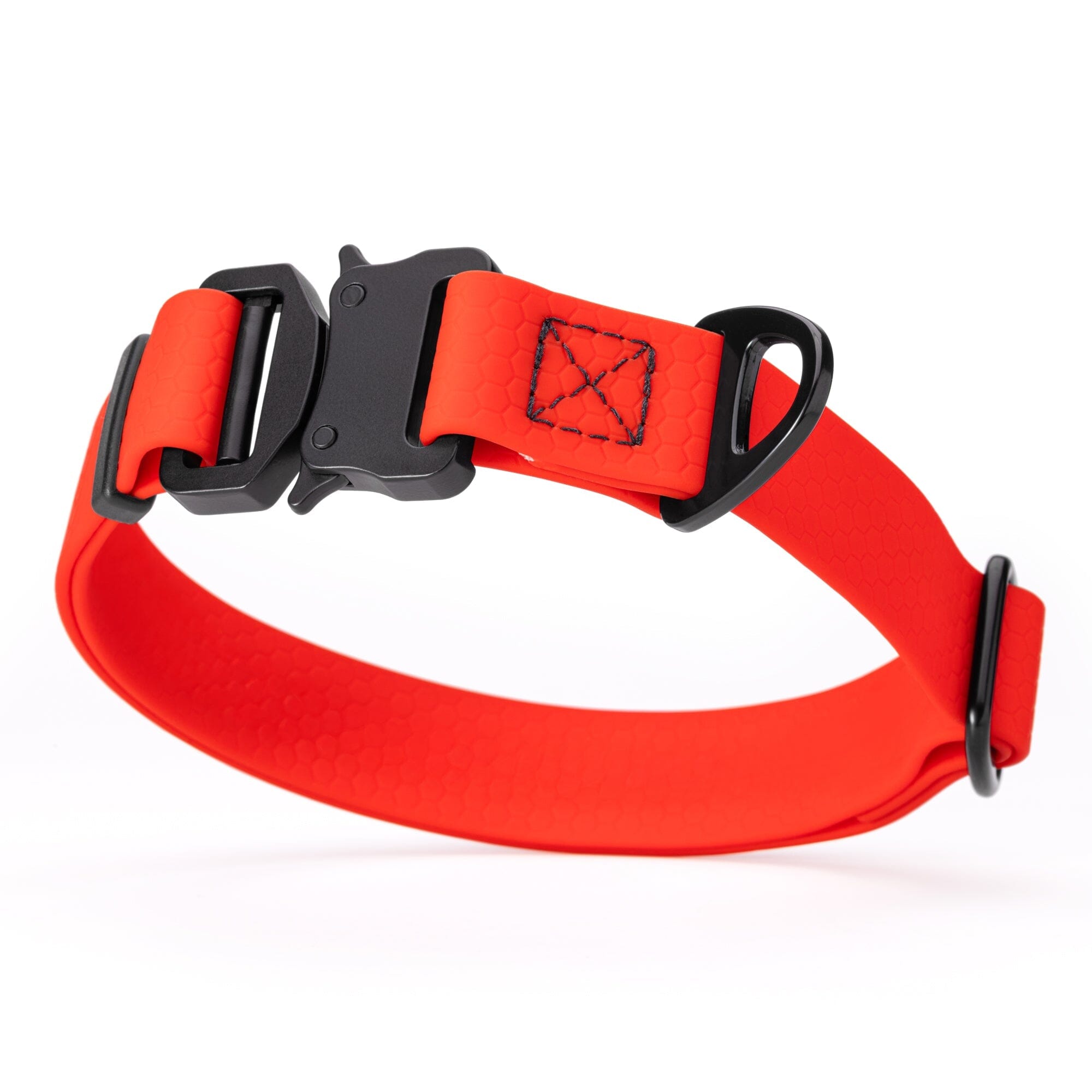 Waterproof Dog Collar with Metal Stab-Lock Buckle by Dogline
