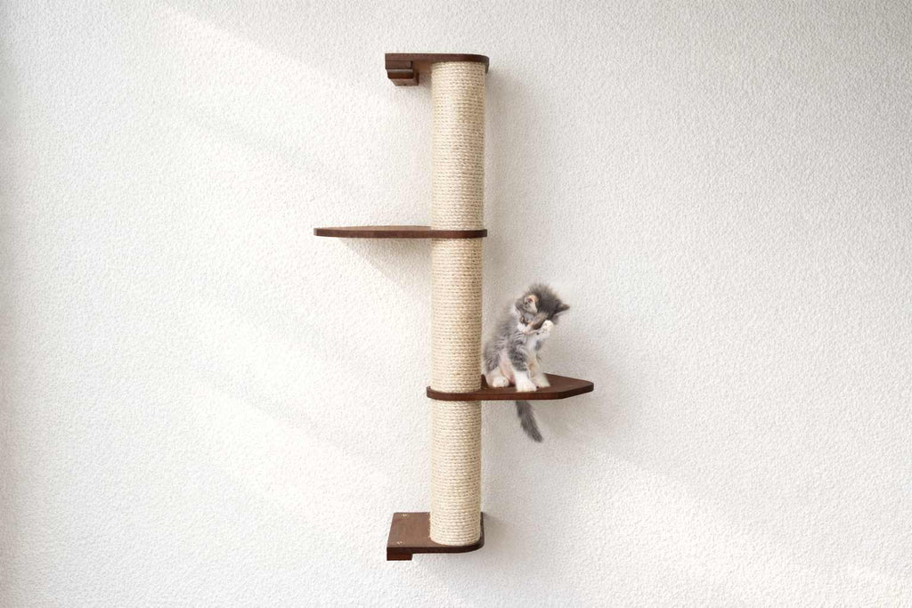 Wall Mounted Cat Climbing Pole - Sisal by Catastrophic Creations