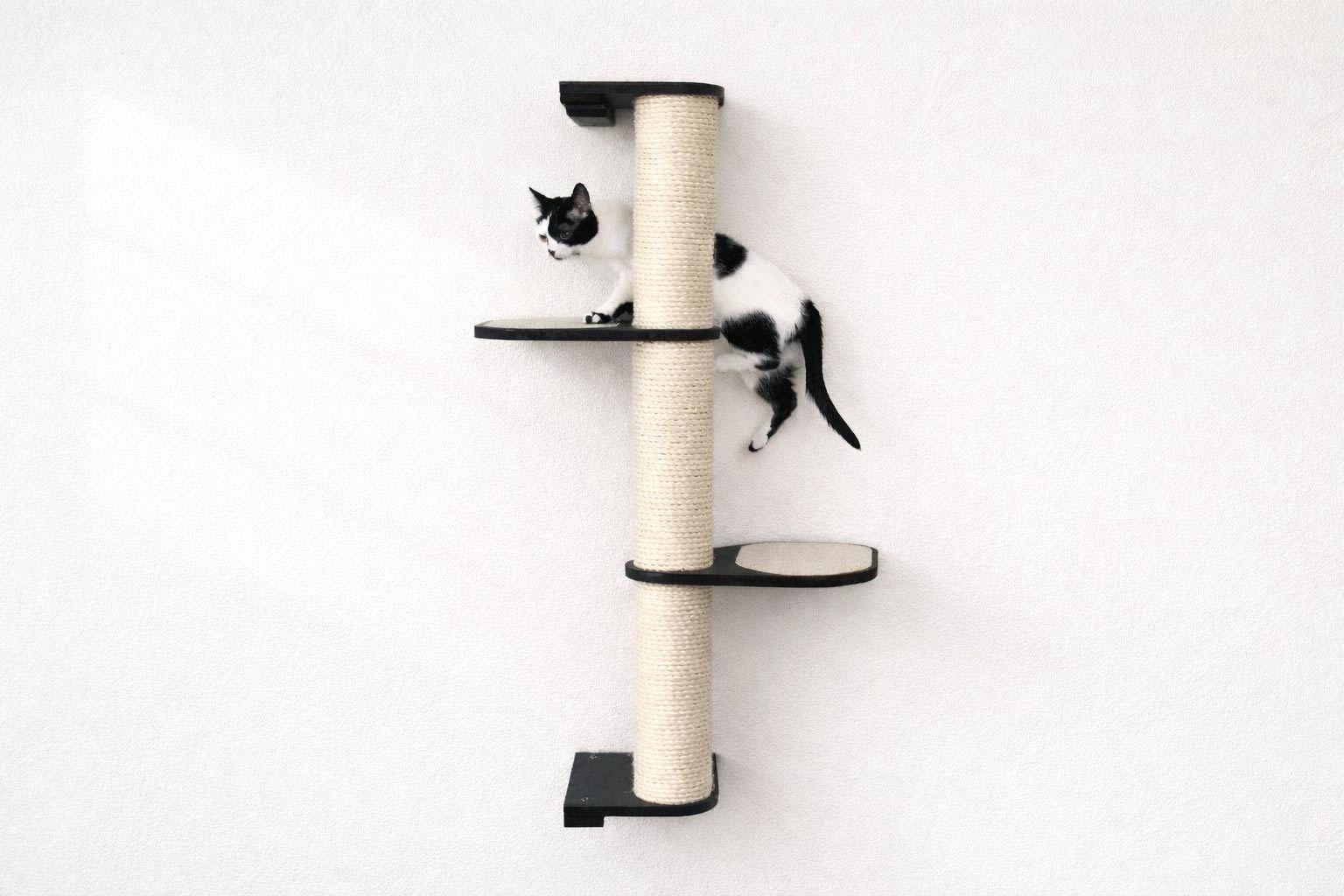Wall Mounted Cat Climbing Pole - Sisal