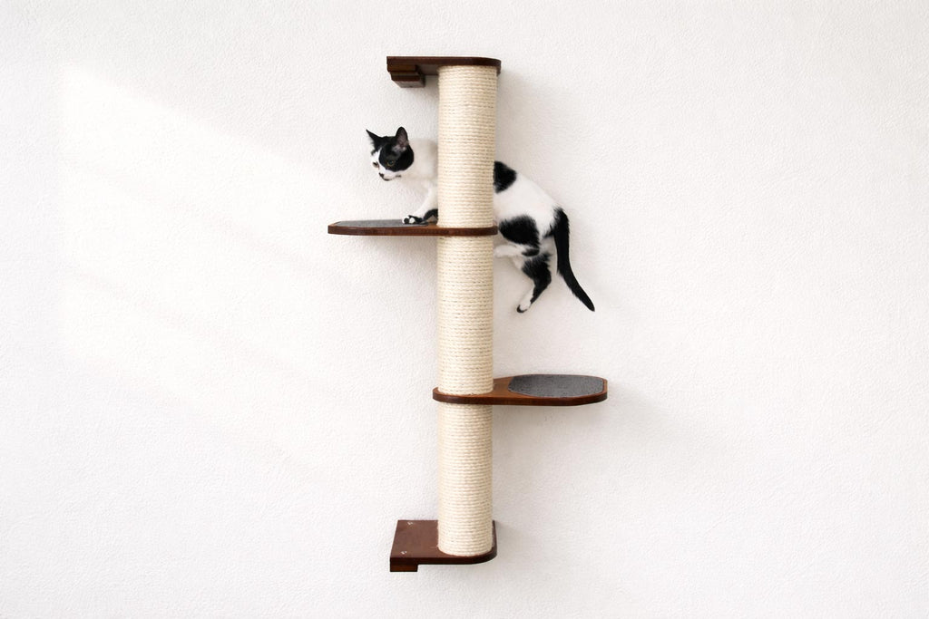Wall Mounted Cat Climbing Pole - Sisal by Catastrophic Creations
