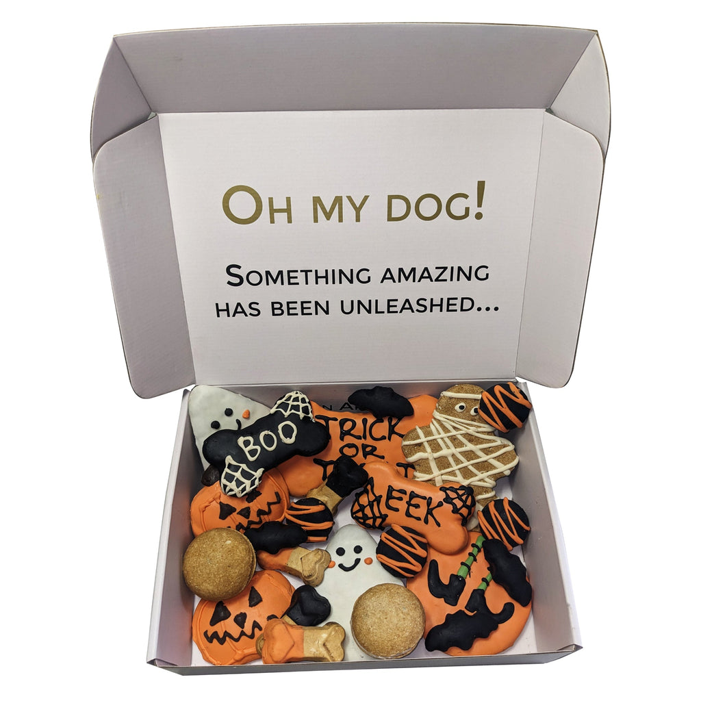 Halloween Themed Dog Treats Gift Box by Bonne et Filou