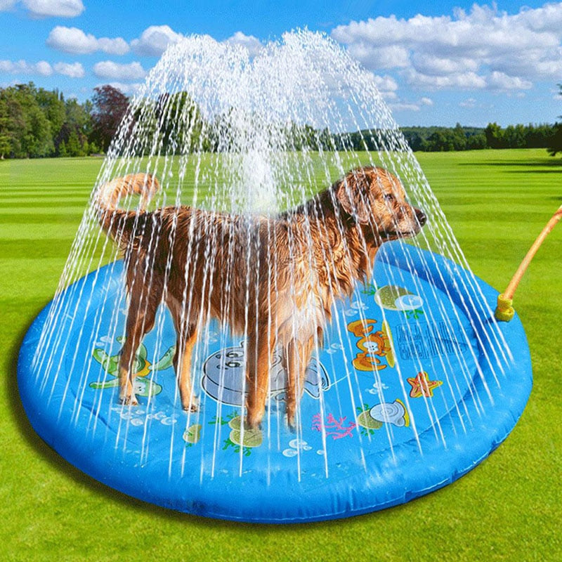 Pet Dog Sprinkler Pad Play Cooling Mat by Furr Baby Gifts
