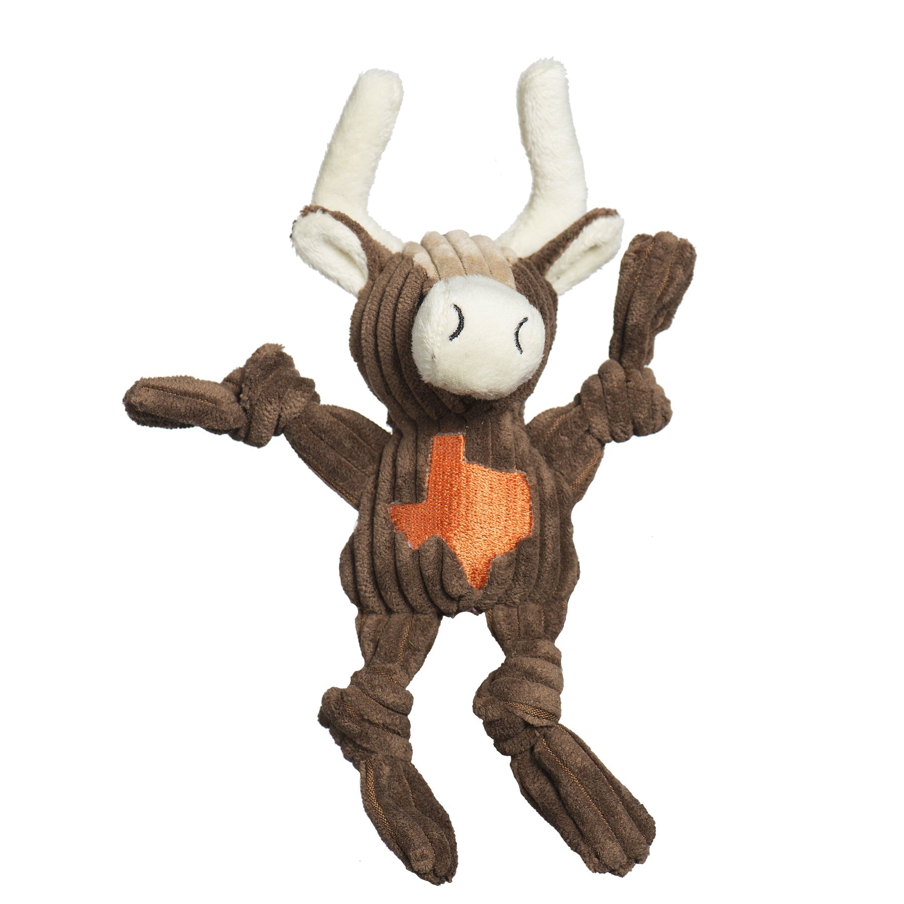 Texas Longhorn Knottie® Plush Dog Toy by HuggleHounds
