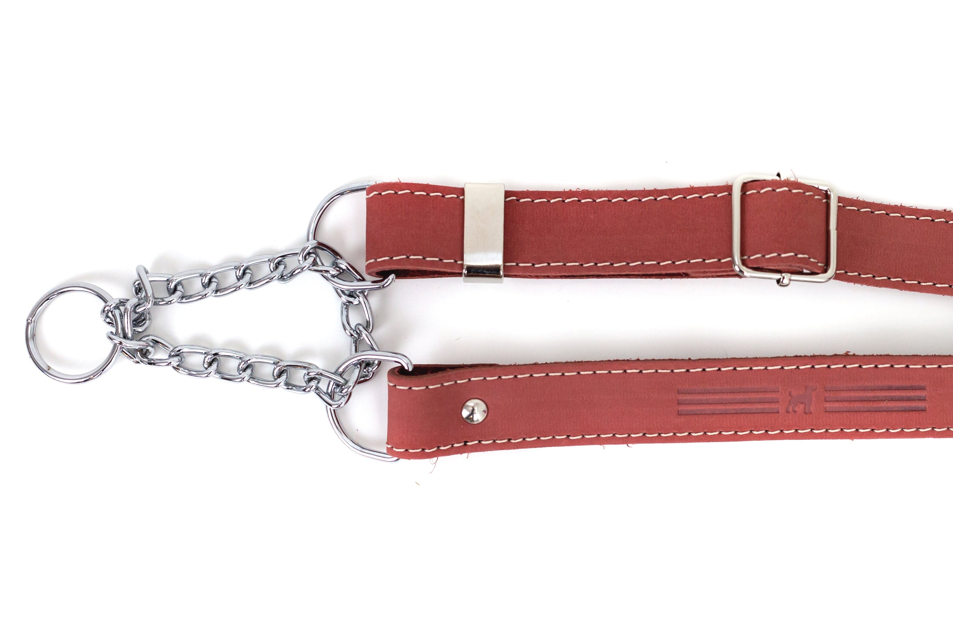Martingale Coral Reef Leather Dog Collar by Euro-Dog Collars and Leads