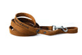 Sport Style Earth Brown Leather Leash by Euro-Dog Collars and Leads