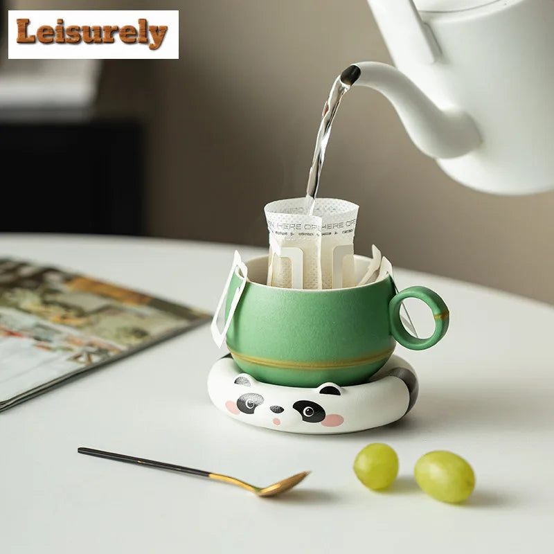 Hand Crafted Animal Ceramic Mug, Bowl With Saucer Kit by Love My Pet