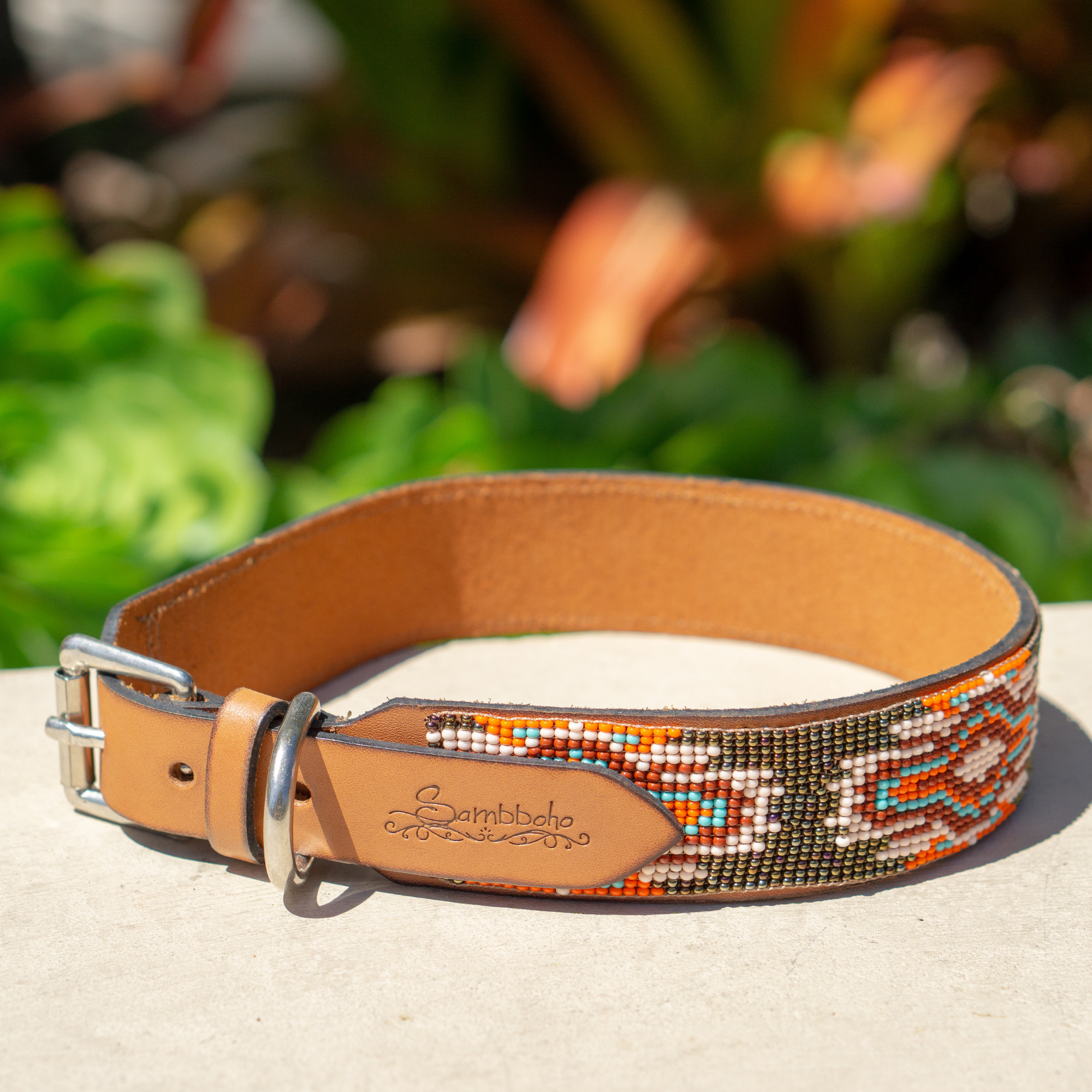 Boho Chic Sambboho dog collar by Sambboho