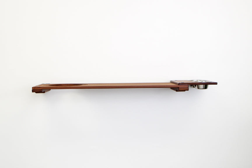 Wall Mounted Cat Feeding Shelf by Catastrophic Creations