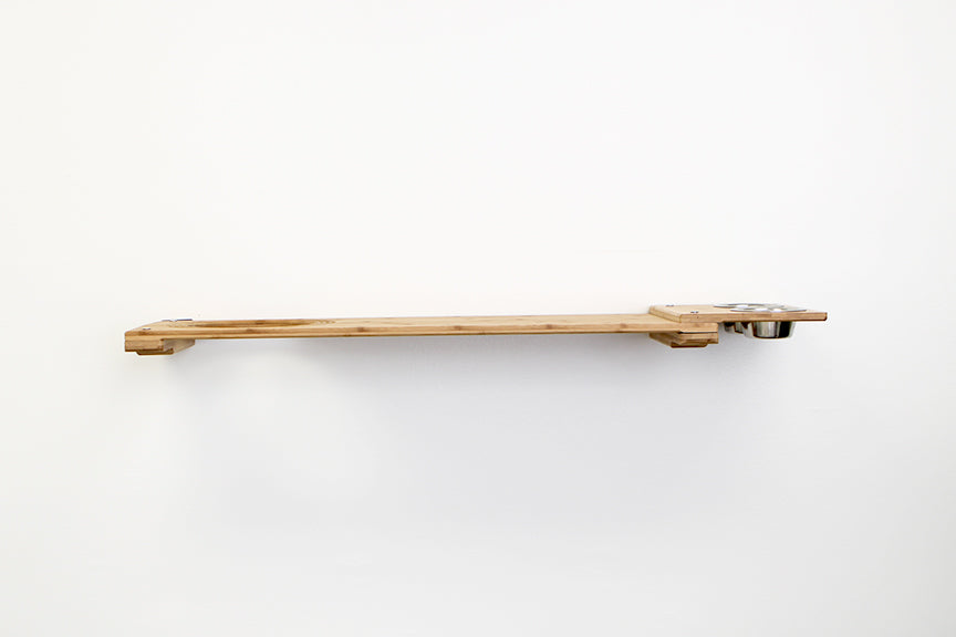 Wall Mounted Cat Feeding Shelf by Catastrophic Creations