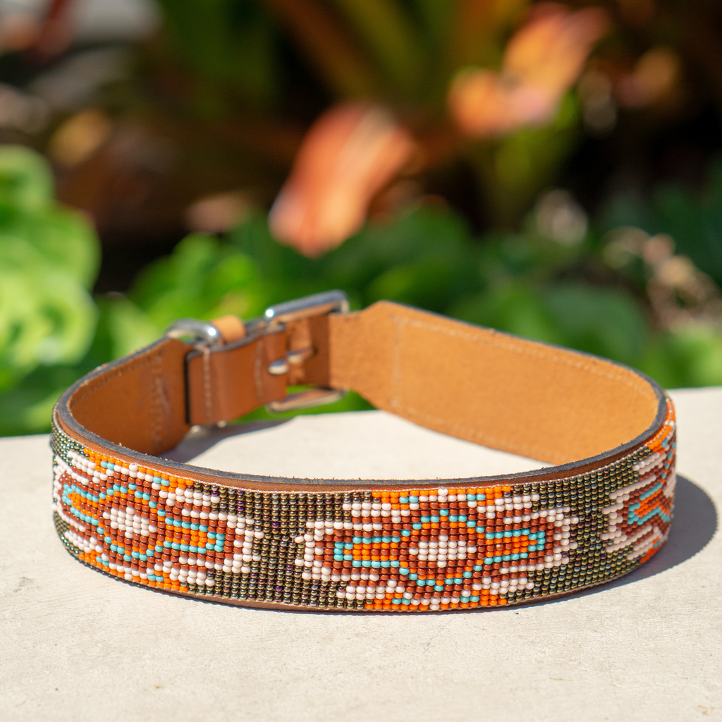 Boho Chic Sambboho dog collar by Sambboho