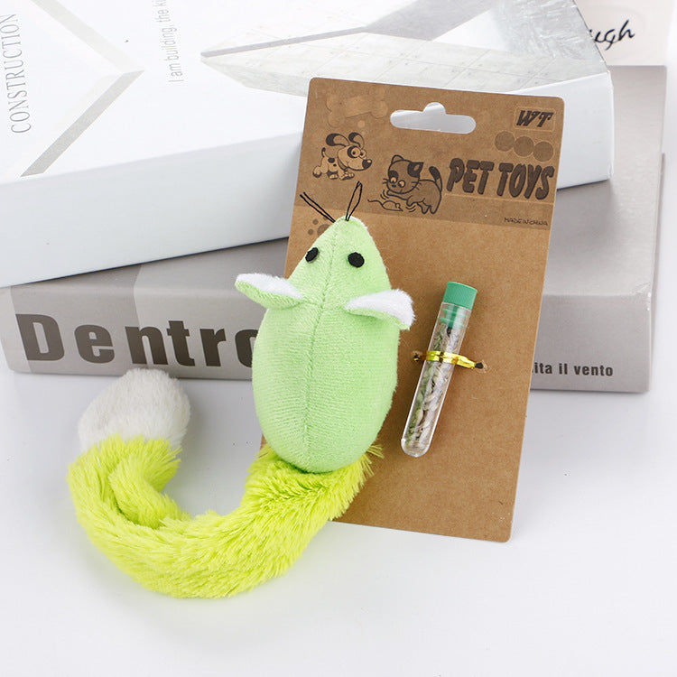 Long Tail Mouse Cat Teaster Toy by Amazing Pet Bargains