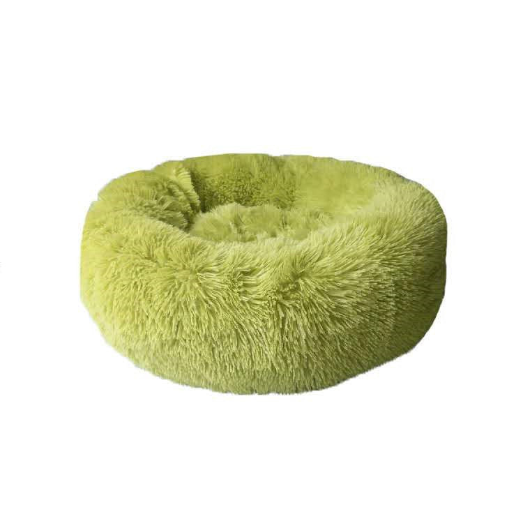 Round Long Hairy Autumn And Winter Nest Pad Cat Mattress by Amazing Pet Bargains