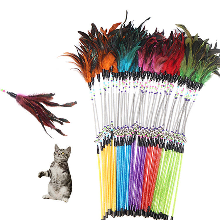 Colorful Cat Teaser Toys by VetsPetStore