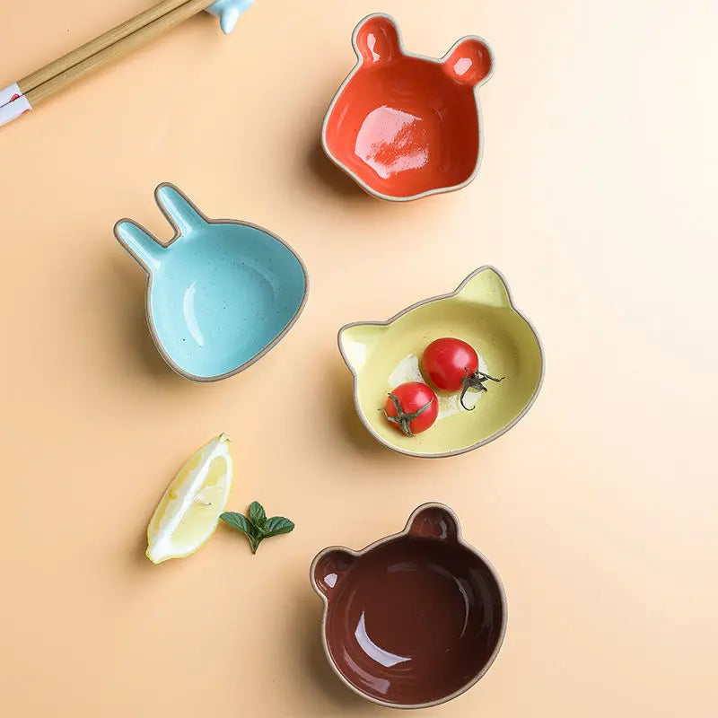 Lovely Ceramic Dishes Cartoon Animal Dishes