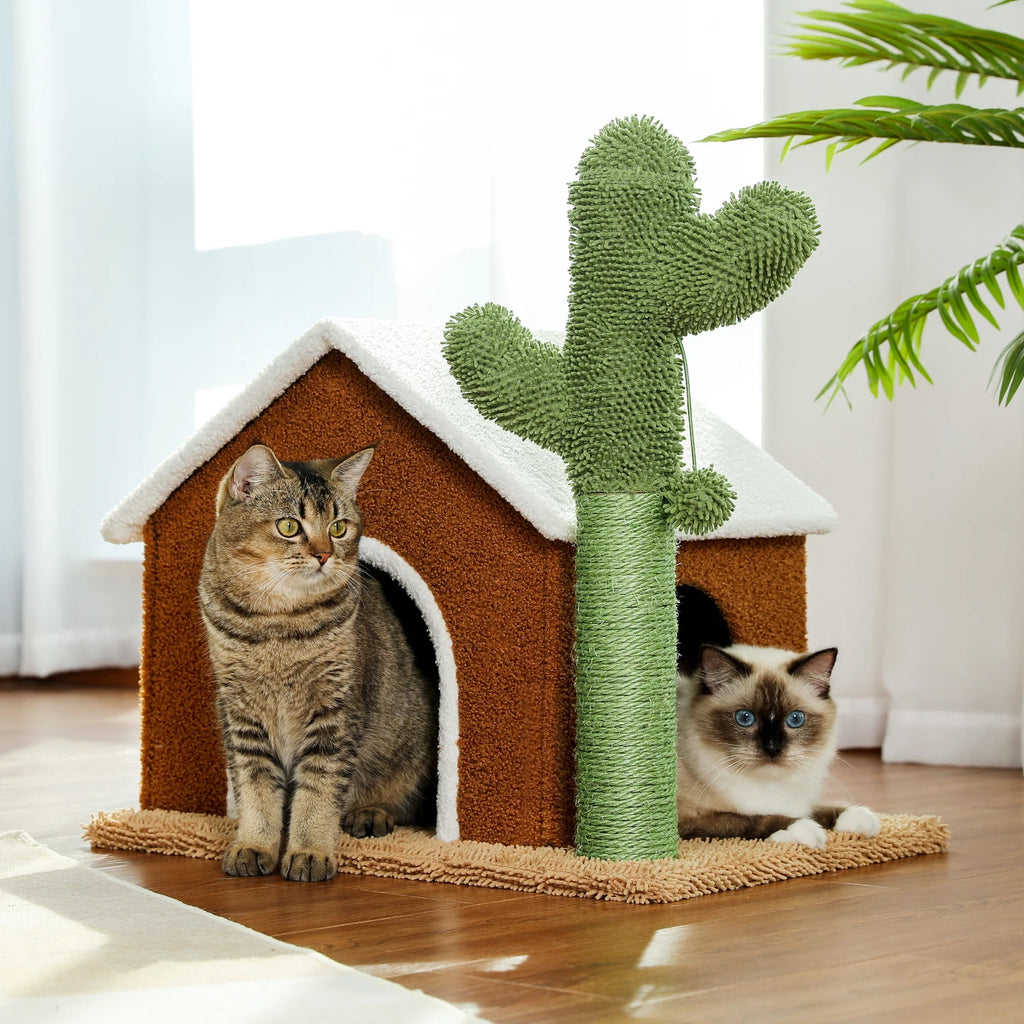 Cactus Cat Tree Houses Scratching Post