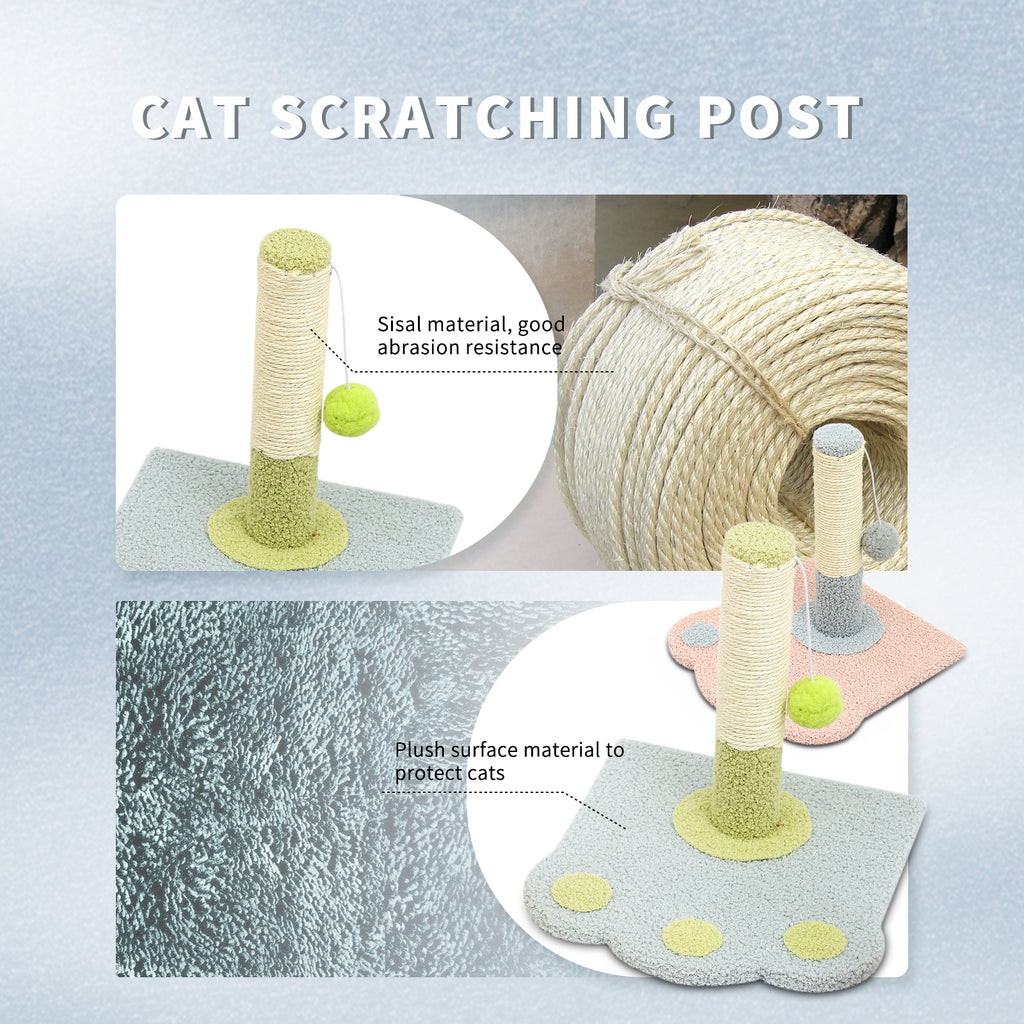 Footprints Cat Scratch Tower by VetsPetStore
